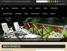 Tablet Screenshot of lastorresdelbayo.com